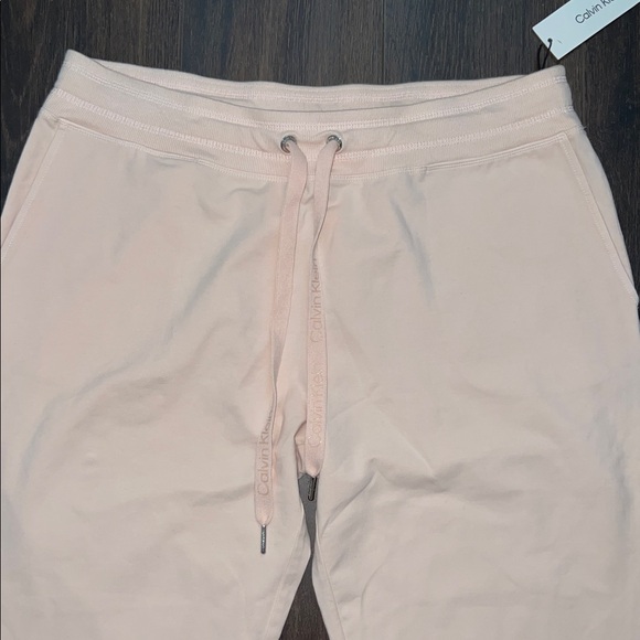 Calvin Klein Logo Jogger Pants, Blush, Size: Large - Picture 4 of 11